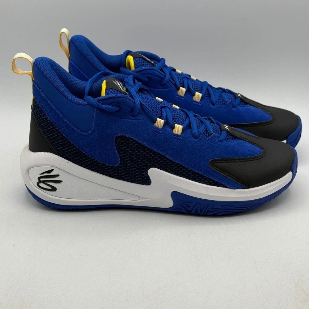Under Armour Curry 3Z 25 SDE Shoes Mens Size 10.5 Blue Black 6000750-400